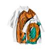 Camiseta de manga corta con estampado de dibujos animados para niños, moda periférica transfronteriza, tendencia, impresión a color 3D, camiseta de verano para adolescentes