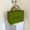 Bolsa de Feltro Publicitária de Grande Capacidade Bolsa de Mão de Feltro de Brinde Acompanhante Bolsa de Feltro Fashion para o Dia a Dia