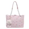 Bolso Cubo Impreso al por Mayor Transfronterizo con Correa de Hombro de Cadena para Mujer, Tendencia Dulce y a la Moda