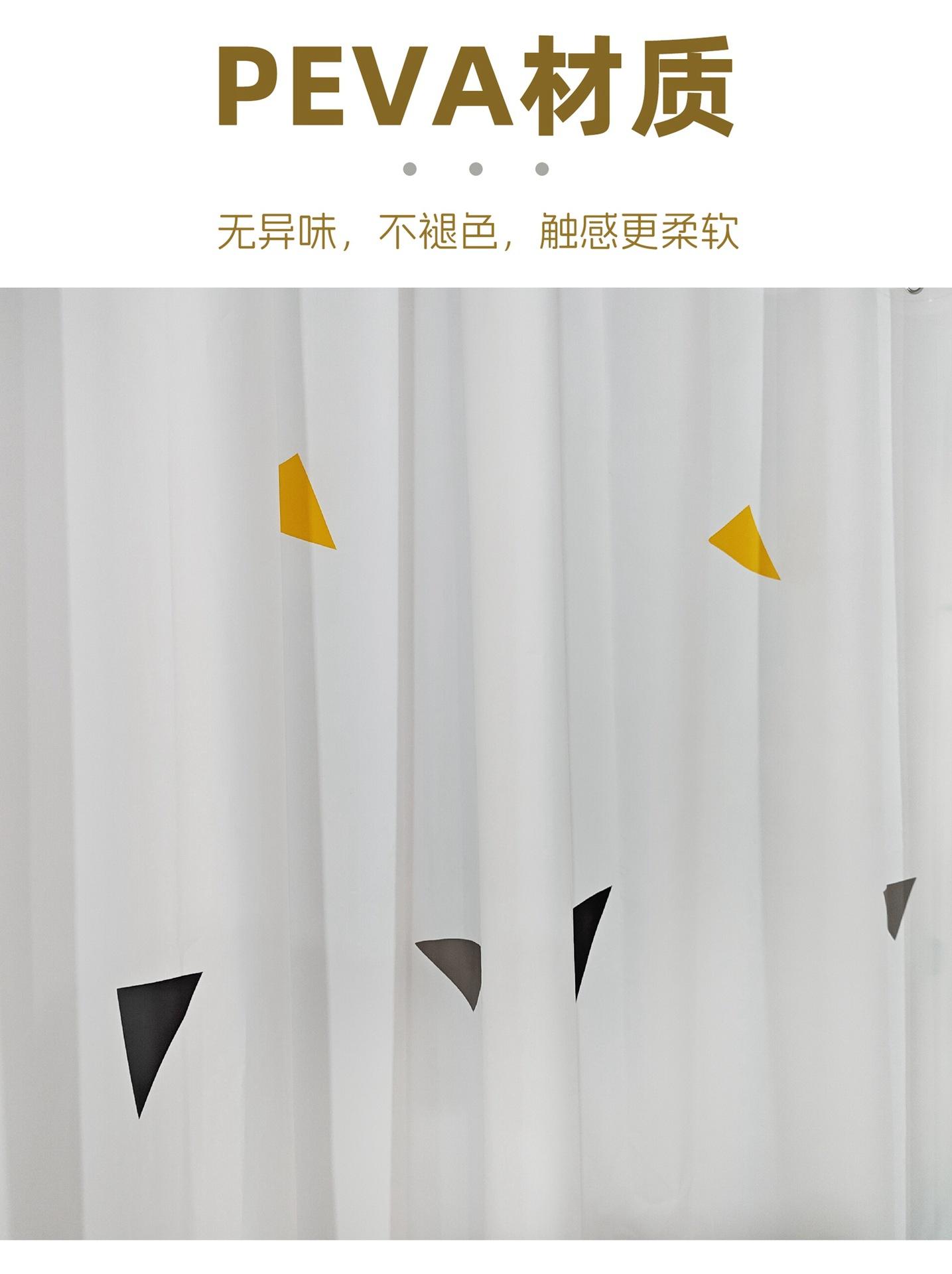 防水防霉不透加厚印刷帘子亚马逊