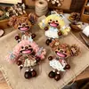 Bonecas de vagem de planta natural, itens decorativos acabados, bonecas de desenho animado de vagem de semente, lembranças de viagem