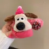 Lindo Pasador para el Cabello de Perro con Cara Grande para Mujer 2024 Nuevo Elegante Pin para la Parte Trasera de la Cabeza Pin Grande de Pato de Peluche Adorno para el Cabello