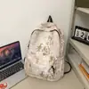 Mochila estilo chino para hombre, diseño simple nuevo, adecuada para estudiantes de secundaria y preparatoria, mochila tie-dye de gran capacidad para estudiantes universitarios