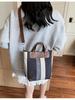 Bolsa de Lona Transfronteriza para Mujer, Nueva Versátil Bolso de Hombro y Cruzado Verano 2026, Popular de Este Año Bolso de Mano de Venta Caliente Bolso Cubo