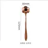 Aço inoxidável cabo longo criativo talheres flor japonesa colher colher de misturar café presente manual terno fábrica atacado