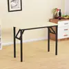 Mesa Longa Dobrável Simples Armazenamento Minimalista Treinamento Estudo Mesa de Escritório Mesa de Conferência Casa Retangular Pequena Mesa de Jantar