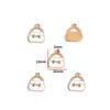 Accesorios de Joyería de Aleación para Hacer Manualidades con Forma de Gota de Aceite Bolsita de Maquillaje para Niñas Accesorios de Tacones Altos Pulsera Pendientes Colgante W507