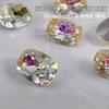 Popular en línea huevo de paloma diamante broca para uñas joyería Diamante Súper Brillante denier fondo puntiagudo forma especial diamante ovalado rectangular para pegar en la uña Diamante