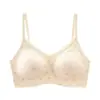 Sutiã Souffle Floral Francês para Mulheres com Seios Pequenos, Delicado Acabamento em Renda, Sutiã Sem Fio para Meninas Jovens e Estudantes
