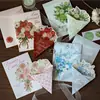 Mo Mo Alien Estampado en Caliente Tarjeta de Felicitación y Juego de Sobres Enviándote un Ramo Mensaje de Felicitación de Cumpleaños Accesorios Regalo Tarjeta de Felicitación