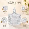 Suministrado directamente por el fabricante: Vela perfumada de yurt mongol, taza vacía con tapa, cristalería casera de cera perfumada, tarro de cristal de lujo ligero para el hogar