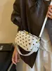 Bolso de Lunares Transfronterizo para Mujer, Bolso de Hombro Elegante y Versátil, Bolso Cruzado de Moda para el Viaje Diario de Chicas