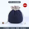 Bolsa de almacenamiento Wenwan joyería pulsera nuez taza de té taza maestra bolsa de almacenamiento portátil con cordón para llevar franela bolsa de tela pequeña