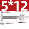 Tornillos en T de Acero Inoxidable 304 Tornillos de Placa de Presión con Ranura en T Pernos Gb37M5M6M8M10M12M16M20Mm
