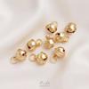 Pingente Sino Colorido Ouro 14K Saco Pulseira Fuga Branca de Neve Pingente Material DIY Primeiros Acessórios de Joalheria