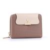 Nueva cartera de moda para damas, billetera corta de dos hojas, estilo coreano, monedero con cremallera, tarjetero, disponible