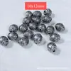 Cuentas espaciadoras de plata 999 vintage de Shanxi, anillos corredizos, accesorios de terrón de azúcar, adornos culturales y artísticos para DIY