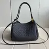 Bolso de Cubo Tejido de Piel de Vaca Escarchada de Primera Capa Transfronterizo, Bolso Portátil de Paracaídas para Otoño e Invierno, Bolso Cruzado Versátil para Mujer