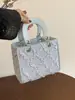 Bolsa Quadrada Pequena de Luxo de Alta Qualidade para Mulheres, Estilo Transfronteiriço, Nova Coleção Primavera/Verão 2026, com Padrão de Losango Plissado, Bolsa de Mão e Bolsa Transversal