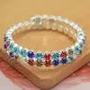 Directo de fábrica pulsera de brazo de strass AB para novia nueva accesorios de joyería de cristal para actuación en escenario venta al por mayor