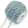 Cadena de Ojo Globo Ocular Colorida de Moda Personalizada Accesorios de Joyería DIY Collar Pulsera Ropa Pendientes Material Cadena de Cobre