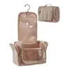 La nueva bolsa de maquillaje colgante de gran capacidad para mujer de Amazon es una bolsa portátil y multifuncional para guardar artículos de tocador y cosméticos de viaje.