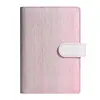 Amazon A6 Cuaderno de Hojas Sueltas Color Macarrón Portátil Almacenamiento Cuaderno Presupuesto Planificación Financiera Planificador Personalizable