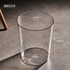 Bote de Basura Grande de Lujo para Entrada de Hogar, Creativo de PET Transparente para Sala de Estar, Oficina de Gran Capacidad, Bote de Basura Simple