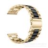 Correa de acero inoxidable de tres cuentas para Huawei Watch GT3 GT2Pro, Samsung Gear S3 S2