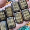 Aquilarius rastreando ouro cinco escrituras DIY brincadeira de texto contas de Buda acessórios de joia corrente de celular pulseira pingente colar para pendurar na bolsa original