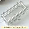 Yum Storage Caixa Acrílico Transparente Crachá Millet Display Stand Caixa Única À Prova de Poeira Pequeno Cartão Acabamento Rack de Armazenamento