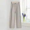 Pantalones para Mujeres de Mediana Edad y Mayores para Primavera, Otoño e Invierno, Nuevos Elegantes de Cintura Alta Forrados de Polar Casual Holgados Largos para Uso al Aire Libre