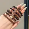 Gomas para el Cabello Dulces de Dibujos Animados Estilo Coreano, Cuerdas Pequeñas para Moños, Bandas Elásticas de Alta Elasticidad, Cuerdas para el Cabello de Bebé y Niños, Accesorios para el Cabello de Gama Alta