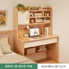 Mesa de Estudo Estudante Nórdica Estante Integrada Mesa de Computador Desktop para Casa Quarto Montagem Mesa de Estudo Mesa de Escrita para Aluno do Ensino Fundamental