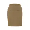 Atractivo puro, ajustado, que realza la figura, sexy conjunto para mujer, top de punto otoñal de cuello medio, falda y cárdigan, conjunto de tres piezas