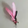 Fabricantes de brinquedos para animais de estimação atacado cabeça de reposição de pena vara para gato de estimação vara de gato auto-Hi vara de fada para gato brinquedo resistente à mordida