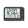 Novo Relógio Eletrônico de Tela Grande Multi-Função LCD Relógio Luminária Noturna de Cabeceira Despertador Relógio Silencioso para Estudante Yd109