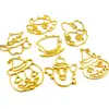 Accesorios hechos a mano DIY demonio fantasma bruja calabaza marco de metal molde colgante