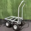 Carro de Herramientas de Ferretería, Carro Plano para Transportar Mercancías, Carro Silencioso de 4 Ruedas para Carga Logística, Carro de Herramientas de Fábrica