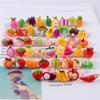 Anel infantil de resina com desenhos animados multicoloridos e fofos para bebês, pulseira de flores fofas, venda imperdível de anel fosco no AliExpress