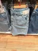 Shorts Jeans Masculino e Feminino/Produtos Lavados 26 Nova Coleção Primavera/Verão Modelo Solto Comprimento do Joelho 484209