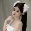 Tocadoco Original para Novia, Exquisito Accesorio para el Cabello Hecho a Mano Estilo Coreano, Pasador Dulce Estilo Bosque, Sencillo Accesorio para Vestido de Novia