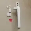 Manija Acero Plástico Manija Ventana Manija Tirador Forma de 7 Llave de un Punto Estilo Antiguo Ventana Abatible Revestida de Plástico Hierro Accesorios Universales para Puertas y Ventanas