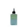 Botella Plana Cuadrada Transparente para Mascotas de 100ml para Uso en Exteriores con Boquilla Puntiaguda para Aceites Esenciales, Alcohol y Cosméticos, del Fabricante, en Stock