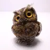Pegamento Popular Transfronterizo Animal de Resina Búho Grava de Cristal Muebles para el Hogar Artesanía Souvenirs Regalos