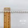 Fabricante Mayorista de Adorno de Encaje con Perlas en Stock: Encaje de Cadena de Cuentas de un Solo Lado Hecho a Mano con Accesorios para Puños de Ropa