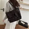 Moda Casual de Moda Tendencia Otoño 2026 Bolso de Hombro con Asa Corta Estilo Coreano Lazo Gran Capacidad Bolso Tote de Hombro Único