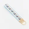 Pulsera de Cinta Jacquard de Estilo Étnico Transfronterizo de 25 mm de Ancho, Suministro para Llavero Bordado con Colgante DIY, Venta Caliente en Amazon