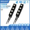 F3/3MM cuatro agujeros con portalámparas transparente LED indicador en línea cuentas de lámpara LED monocolor izquierdo positivo derecho negativo