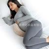 Almohada de cuña personalizada de color sólido para embarazadas, procesamiento directo de fábrica, almohada súper suave para dormir de lado, exportación transfronteriza a Amazon